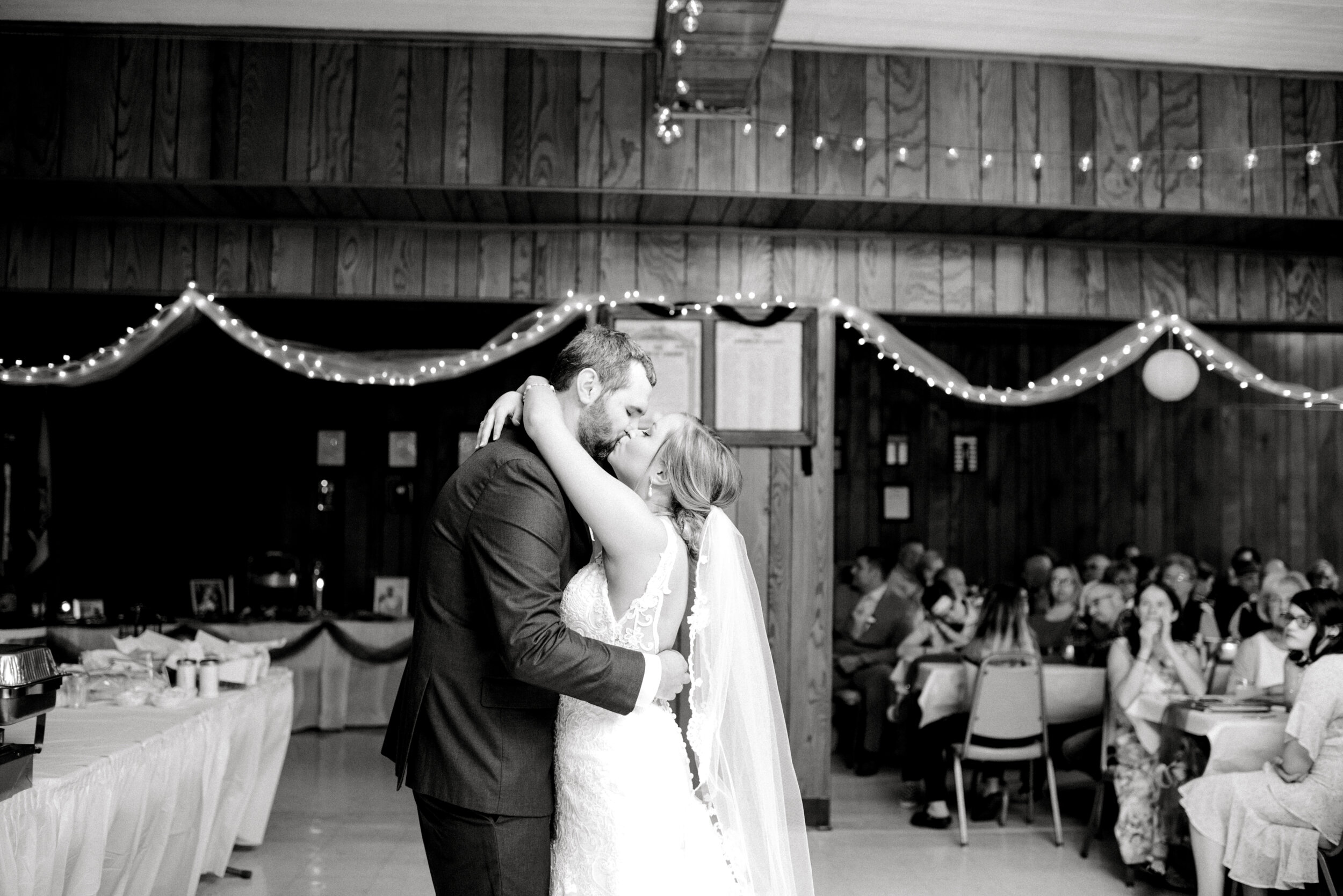 Sharing their first dance as husband and wife!